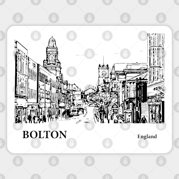 Bolton England Sticker by Lakeric